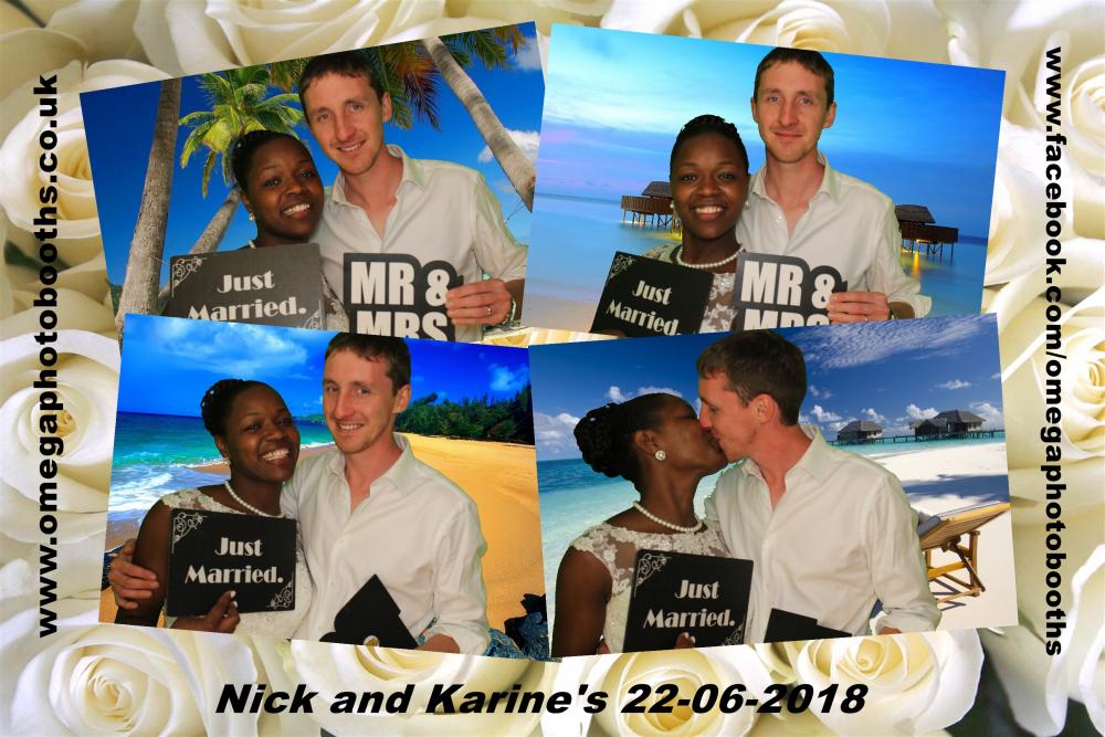 Nick & Karine's Wedding | View more photos from the event at gallery.omegaphotobooths.co.uk/u/Omega-Photobooths/Nick-Karines-Wedding